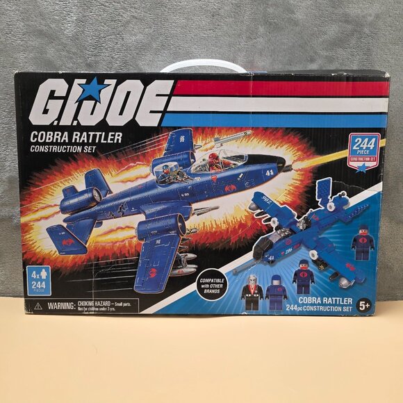 2020 Forever Clever G.I. Joe: Cobra Rattler 244 Pieces Construction Set NEW - Picture 1 of 8